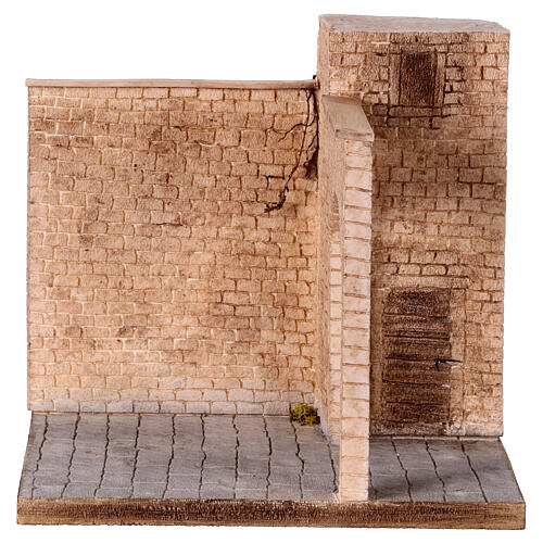 Ambientazione 35x25x32 cm Entrata di Gesù a Gerusalemme Presepe 8-10 cm  1