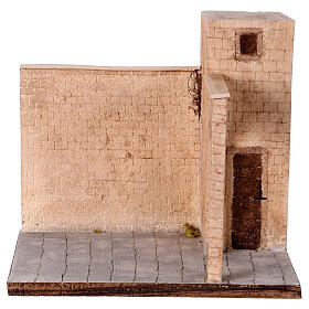 Einzug nach Jerusalem 40x30x35 cm für Osterkrippe 12-14 cm