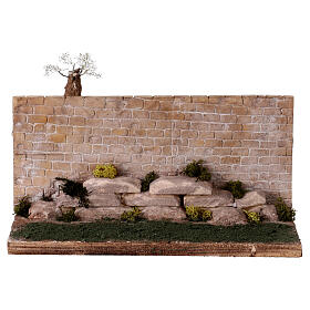 Jardin de Gethsémani 40x30x19 cm crèche de Pâques 12-14 cm