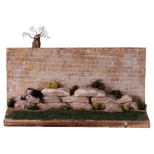 Jardin de Gethsémani 40x30x19 cm crèche de Pâques 12-14 cm 1