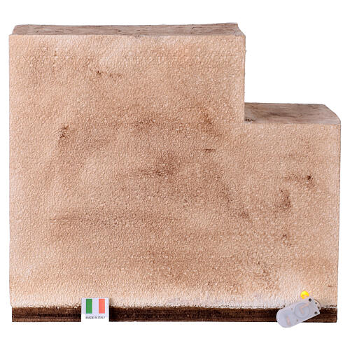 Scena illuminata Ultima cena 40x30x35 Presepe Pasquale 12-14 cm 4