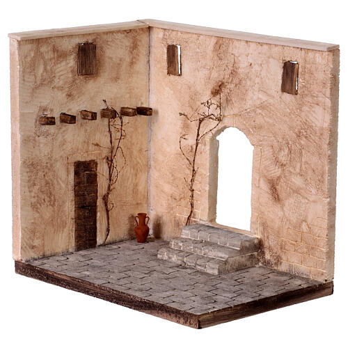 Szenerie Prozess Jesu 35x25x32 cm für Osterkrippe 8-10 cm 2