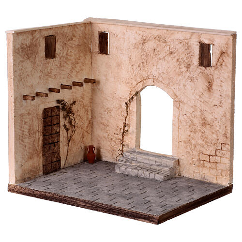 Jesus' Trial Scene 40x30x35 cm Easter Nativity 12-14 cm 2