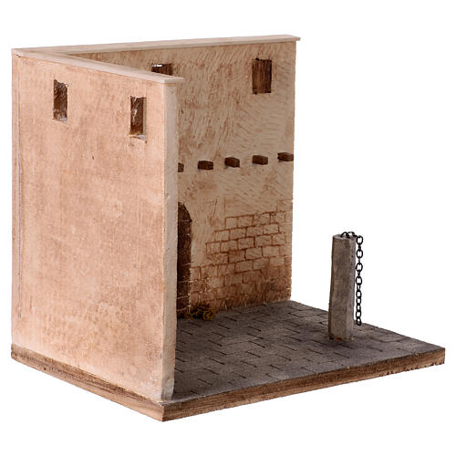 Scene of Jesus' flagellation, 40x30x35 cm, Easter Creche of 12-14 cm 3
