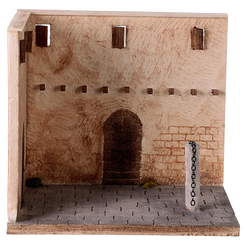 Cena Flagelação de Cristo 40x30x35 cm Presépio de Páscoa 12-14 cm 1