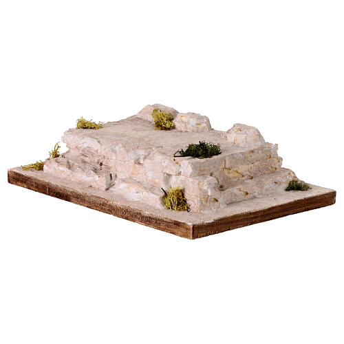 Szenerie 35x25x8 cm Kreuzigung Jesu für Osterkrippe 8-10 cm 2