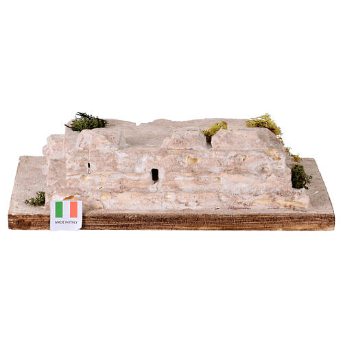Ambientazione 35x25x8 cm Crocifissione di Gesù Presepe Pasquale 8-10 cm 4