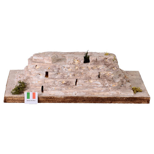 Szene 40x30x13 cm Kreuzigung Jesu für 12-14 cm für Osterkrippe 4