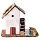 Mulino ad acqua senza movimento 15x10x10 cm presepe 8-10 cm s1