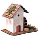 Mulino ad acqua senza movimento 15x10x10 cm presepe 8-10 cm s2