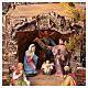 Scenografia presepe 10 cm completo 11 personaggi resina 45x75x45 cm s2