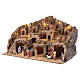 Scenografia presepe 10 cm completo 11 personaggi resina 45x75x45 cm s5