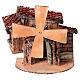 Mulino a vento con motorino presepe 4-6 cm 10x10x10 cm s1
