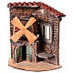 Mulino a vento a corrente 20x15x20 cm presepe 8-10 cm s1