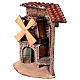 Mulino a vento a corrente 20x15x20 cm presepe 8-10 cm s2
