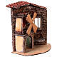 Mulino a vento a corrente 20x15x20 cm presepe 8-10 cm s3