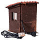 Mulino a vento a corrente 20x15x20 cm presepe 8-10 cm s4