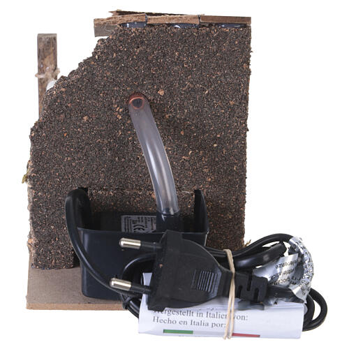 Fontana con bucato con pompa cm 15x10x15 cm presepi 6-8cm 4