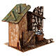 Scena presepe 8-10 cm fontana con pompa 18x20x15 cm s4