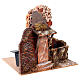 Mulino ad acqua funzionante con pompa 25x20x20 cm presepe 8-10 cm s4