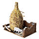 Sheaf with sheep 15x15x10 cm for 8-10 cm nativity scenes s2
