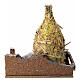 Sheaf with sheep 15x15x10 cm for 8-10 cm nativity scenes s4