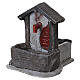 Fontaine fonctionnelle avec pompe 15x12x12 cm en résine pour crèches 8 cm s3