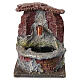 Resin fountain with water, 12x10x12 cm, for 8 cm Nativity Scenes s1