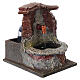 Fonte com água 12x10x12 cm em resina para presépios de 8 cm s3