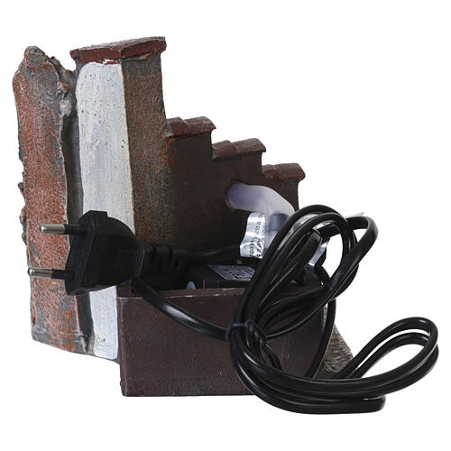Nativity Fountain with Working Water 8 cm, 15x10x15cm 4