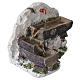 Three-tier fountain for 10 cm Nativity Scenes, 20x20x25 cm, resin s4