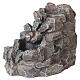 Cenário montanhoso com cascata 15x10x20 cm presépios 8-10 cm s4