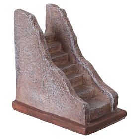 Escada em resina 10x5x10 cm para estátuas de 8-10 cm