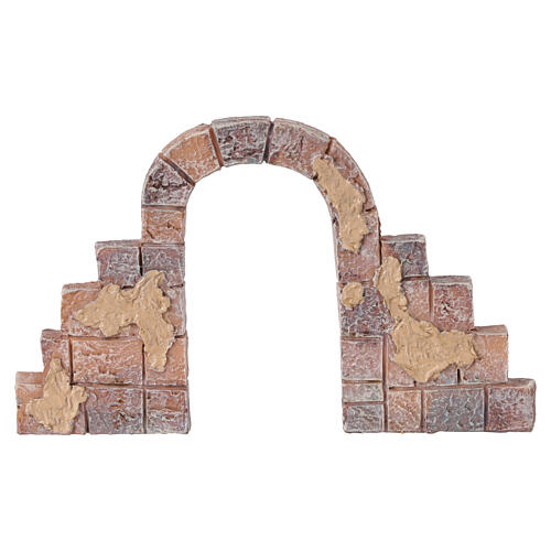 Mauer mit Bogen – Krippenzubehör, für 4–6 cm Krippe 1