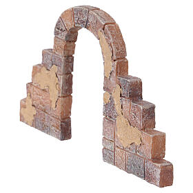Acessório para presépio arco de parede 10x15 cm presépios 4-6 cm