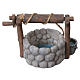Brunnen mit Eimer und Seil aus Resin 10 × 15 × 10 cm – geeignet für 10 cm Krippe s4