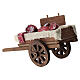 Carrito con carne cm 10x15x5 cm belén 8-10 cm s3