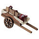 Carretto con carne cm 10x15x5 cm presepe 8-10cm s2