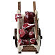 Carretto con carne cm 10x15x5 cm presepe 8-10cm s4