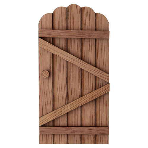 Puerta de madera 15x10 cm belén 10-12 cm 1