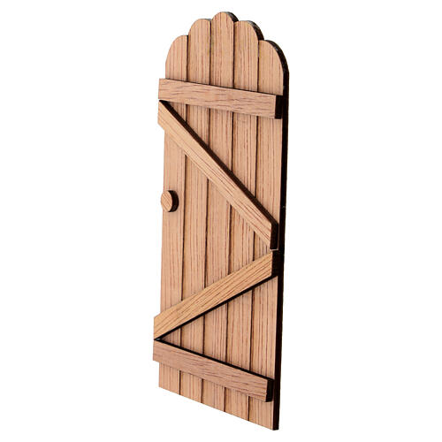 Porta in legno cm 15x10cm presepe 10-12cm 2