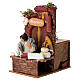 Venditore di salumi movimento presepe 10 cm 10x15x15 cm s2