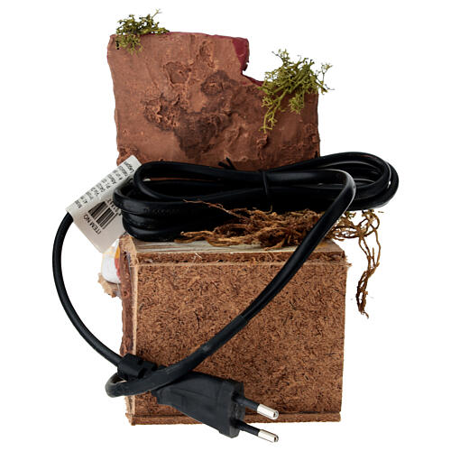 Vendedor de enchidos em movimento para presépio 10 cm 10x15x15 cm 4