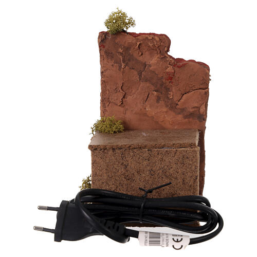 Seed seller with motion for 10 cm Nativity Scene, 15x10x15 cm 4