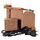 Scena presepe 8-10 cm bambino con conigli movimento 15x18x15 cm s4