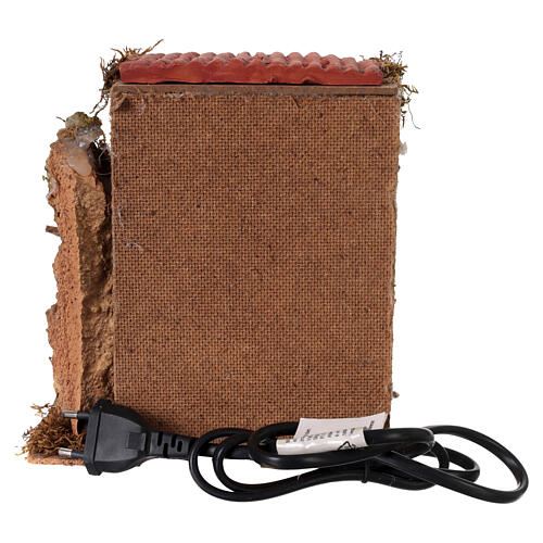 Pizzeria z figurką, ruchoma, 18x15x15 cm 4