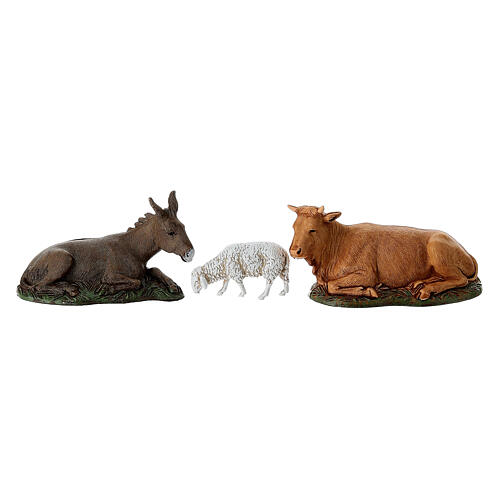 Nativity stable with irregular fencing 10 cm, 20x40x30 cm 5