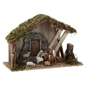 Shack with portal and stones