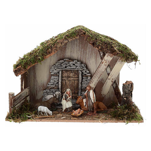 Cabaña con Puerta y rocas 1