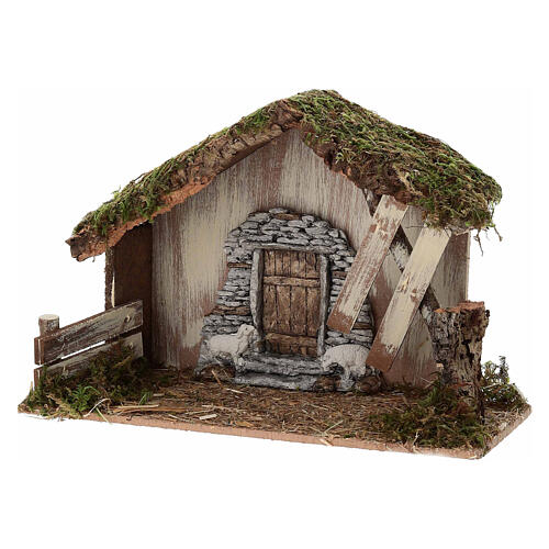 Cabaña con Puerta y rocas 8
